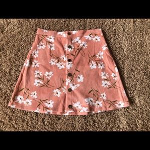 Shein Floral Skirt